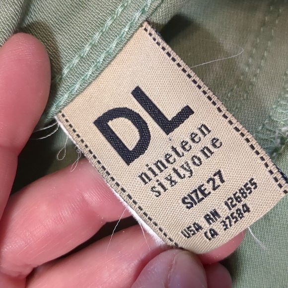 DL 1961 jeans, size 27, green - Picture 11 of 11